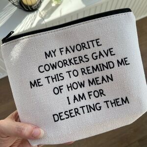 Zippered Pouch with Waterproof Liner